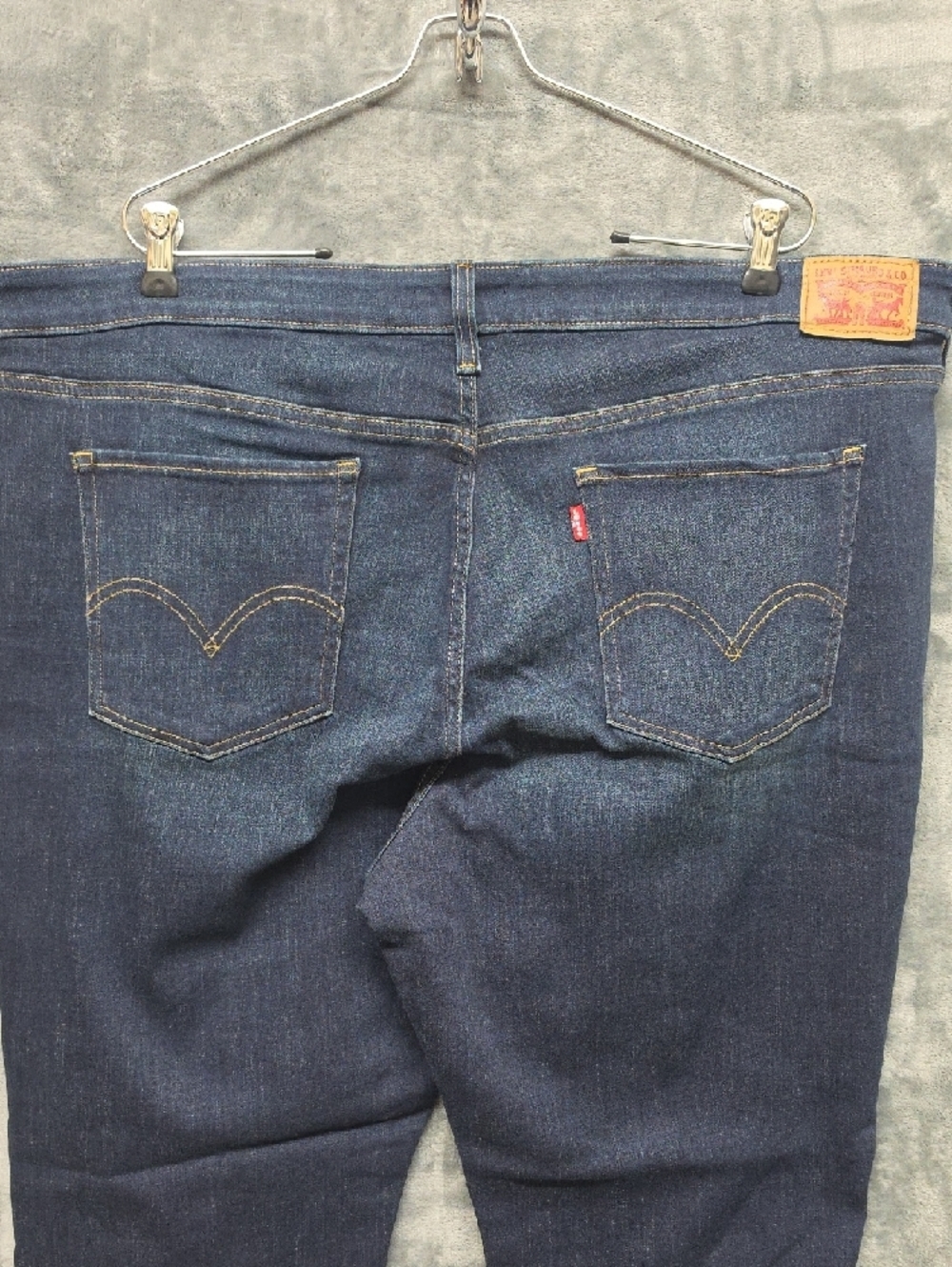 Levi's Women's Straight Leg Jeans in Indigo Blue sz 24W - Picture 5 of 7